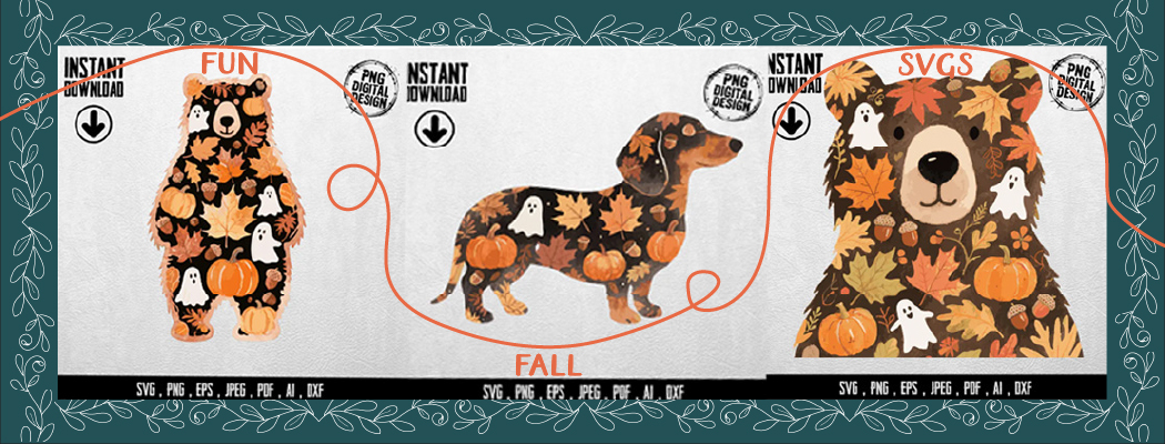 Fall SVGs from Sarah Prouty Designs